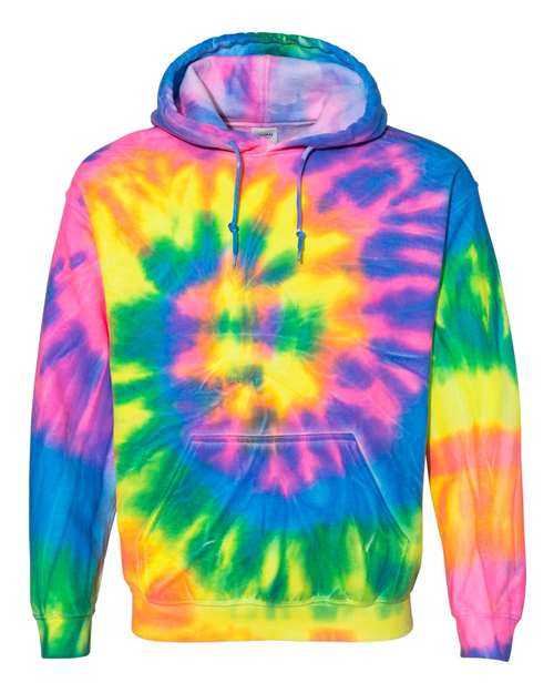 Dyenomite 680VR Blended Hooded Sweatshirt - Flo Rainbow - HIT a Double