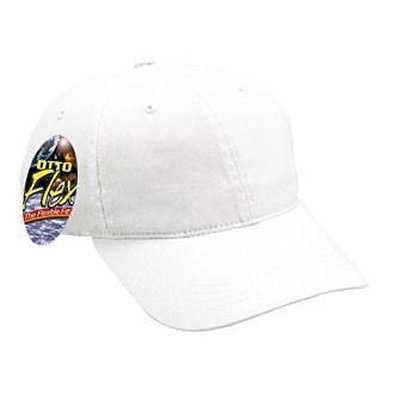 OTTO 10-275 Stretchable Garment Washed Cotton Twill Low Profile Pro Style Cap - White - HIT a Double - 1
