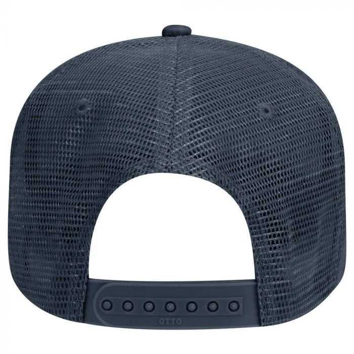 OTTO 102-664 Cotton Twill 5 Panel Low Profile Pro Style Mesh Back Cap - Navy - HIT a Double - 2