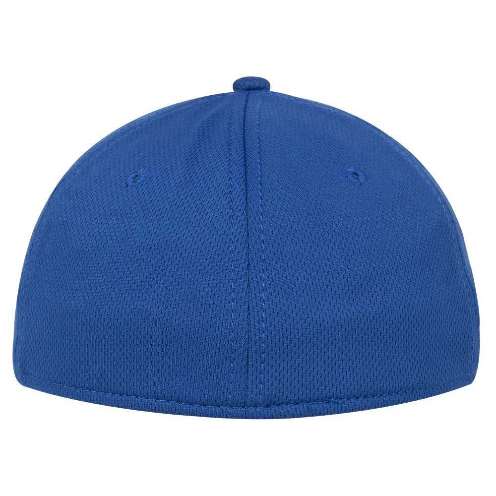 OTTO 11-1162 Cool Comfort Stretchable Polyester Cool Mesh Flex 6 Panel Low Profile Baseball Cap - Royal - HIT a Double - 1