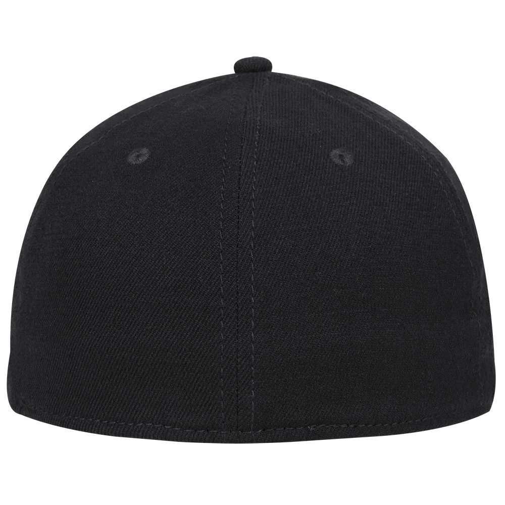 OTTO 11-1165 Stretchable Alternative Wool Twill Flex 6 Panel Low Profile Baseball Cap - Navy - HIT a Double - 1