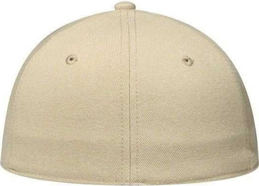 OTTO 11-194 Stretchable Wool Blend Low Profile Pro Style Cap - Khaki - HIT a Double - 2