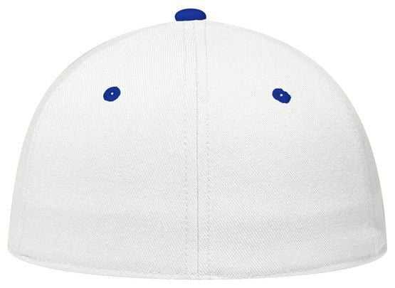 OTTO 11-194 Stretchable Wool Blend Low Profile Pro Style Cap - Royal White - HIT a Double - 2