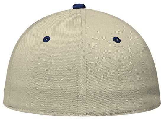 OTTO 11-194 Stretchable Wool Blend Low Profile Pro Style Cap - Navy Khaki - HIT a Double - 2
