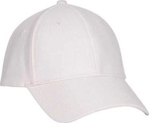 OTTO 11-425 Stretchable Deluxe Wool Blend Low Profile Pro Style Cap - White - HIT a Double - 1