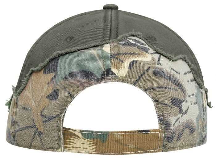 OTTO 110-1093 Camouflage 6 Panel Low Profile Baseball Cap - Olive Green Khaki Brown Light Olive Green - HIT a Double - 1