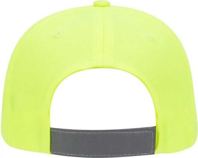OTTO 13-1006 Stretchable Superior Cotton Twill Flat Visor Pro Style Structured Firm Front Panel Cap - Khaki - HIT a Double - 2