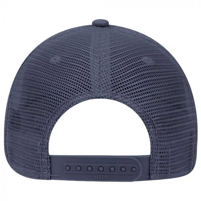 OTTO 121-858 Superior Garment Washed Cotton Twill Low Profile Pro Style Mesh Back Cap - Navy - HIT a Double - 2