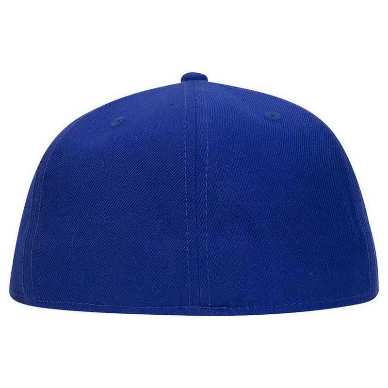 OTTO 123-969 Fit Wool Blend Flat Visor Fitted Pro Style Cap - Royal - HIT a Double - 1