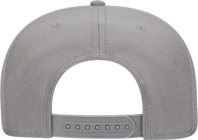 OTTO 125-978 Wool Blend Flat Visor Pro Style Snapback Cap - Gray - HIT a Double - 2