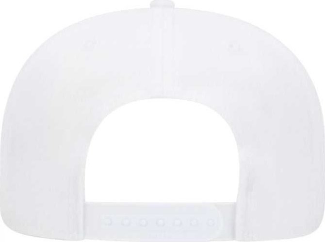 OTTO 125-978 Wool Blend Flat Visor Pro Style Snapback Cap - White - HIT a Double - 2