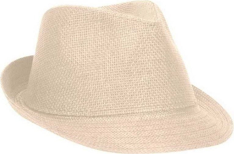 OTTO 128-1015 100% Paper Twisted Toyo Fedora Hats - Natural - HIT a Double - 1