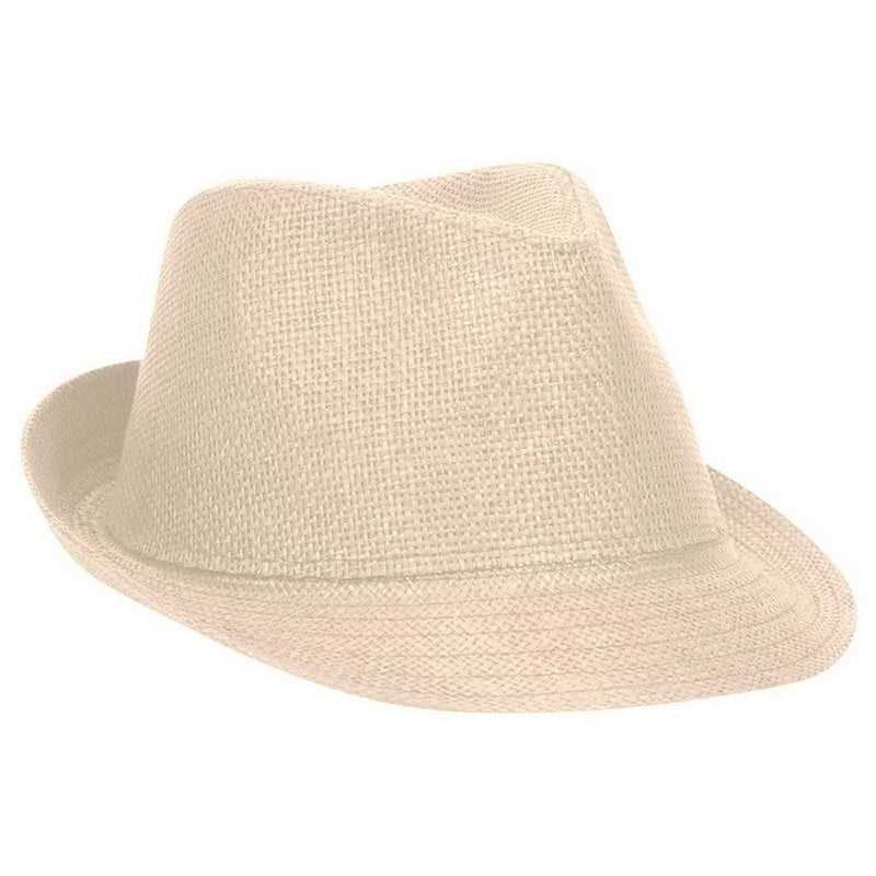 OTTO 128-1015 100% Paper Twisted Toyo Fedora Hats - Natural - HIT a Double - 1