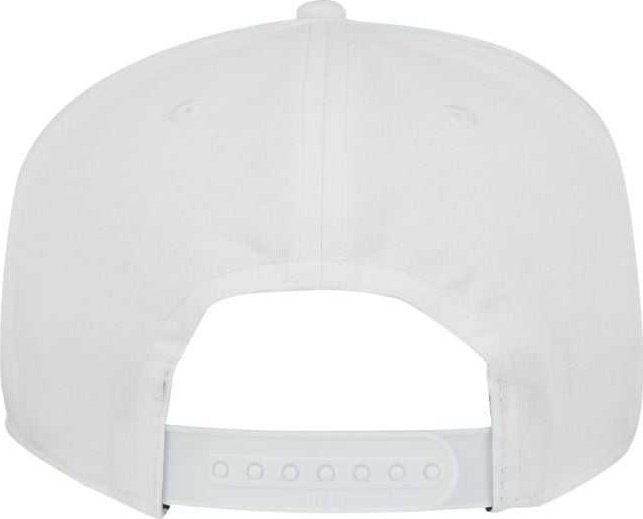 OTTO 148-1224 Snap 6 Panel Mid Profile Snapback Hat - White - HIT a Double - 2