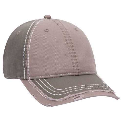 OTTO 149-1091 6 Panel Low Profile Dad Hat - Olive Green Dark Khaki Olive Green - HIT a Double - 1