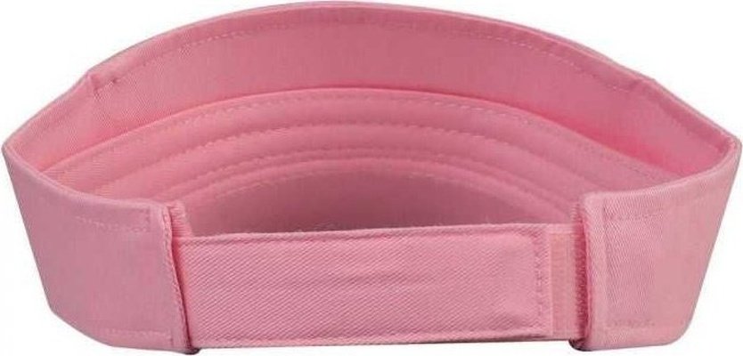 OTTO 152-1119 100% Cotton Twill Youth Sun Visor - Pink - HIT a Double - 1