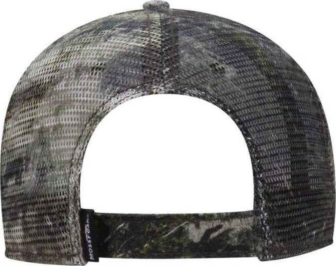 OTTO 171-1292 Mossy Oak Camouflage Superior Polyester Twill 6 Panel Low Profile Mesh Back Baseball Cap - Mountain Country Range - HIT a Double - 2
