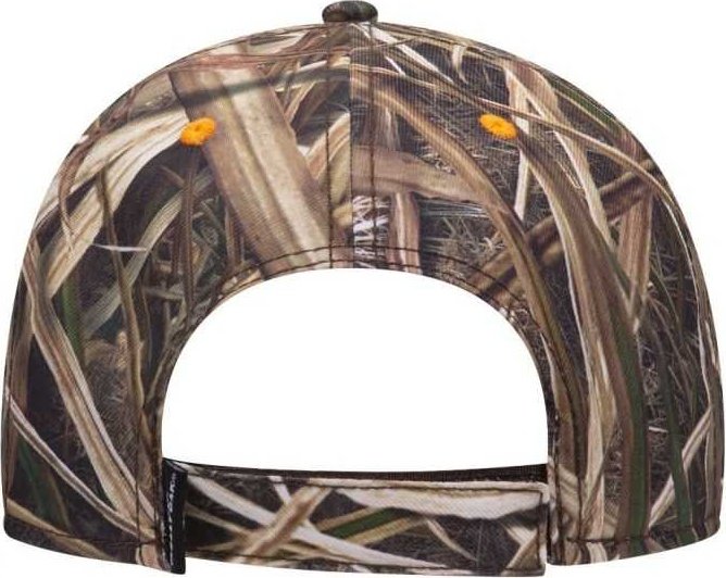 OTTO 171-1294 Mossy Oak Camouflage Superior Polyester Twill Sandwich Visor 6 Panel Low Profile Baseball Cap - Shadow Grass Blades - HIT a Double - 2