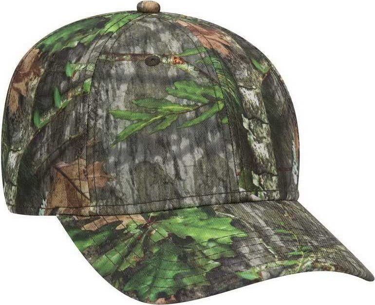 OTTO 171-1295 Mossy Oak Camouflage Superior Polyester Twill 6 Panel Low Profile Baseball Cap - Obsession - HIT a Double - 1