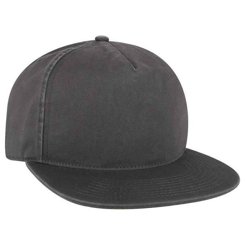 OTTO 176-1315 5 Panel Low Profile Style Dad Cap - Charcoal Gray - HIT a Double - 1