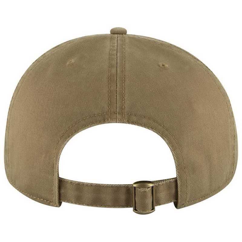 OTTO 176-1315 5 Panel Low Profile Style Dad Cap - Coyote Brown - HIT a Double - 1