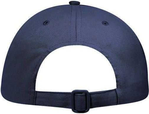 OTTO 18-010 Brushed Cotton Twill Low Profile Pro Style Cap - Navy - HIT a Double - 2