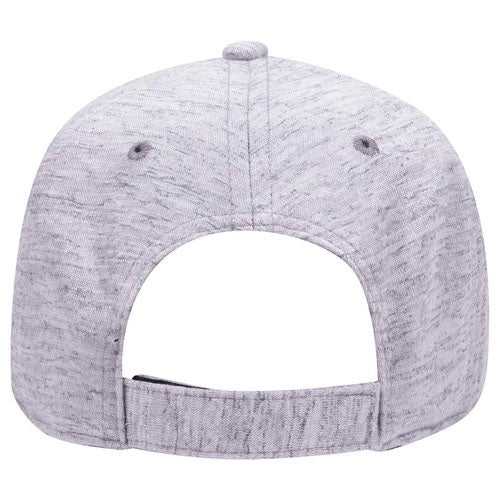 OTTO 18-1231 Otto Comfy Fit 6 Panel Low Profile Baseball Cap - Gray Heather Gray - HIT a Double - 2