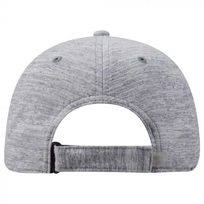 OTTO 18-1231A 6 Panel Low Profile Baseball Cap - Heather Gray - HIT a Double - 1
