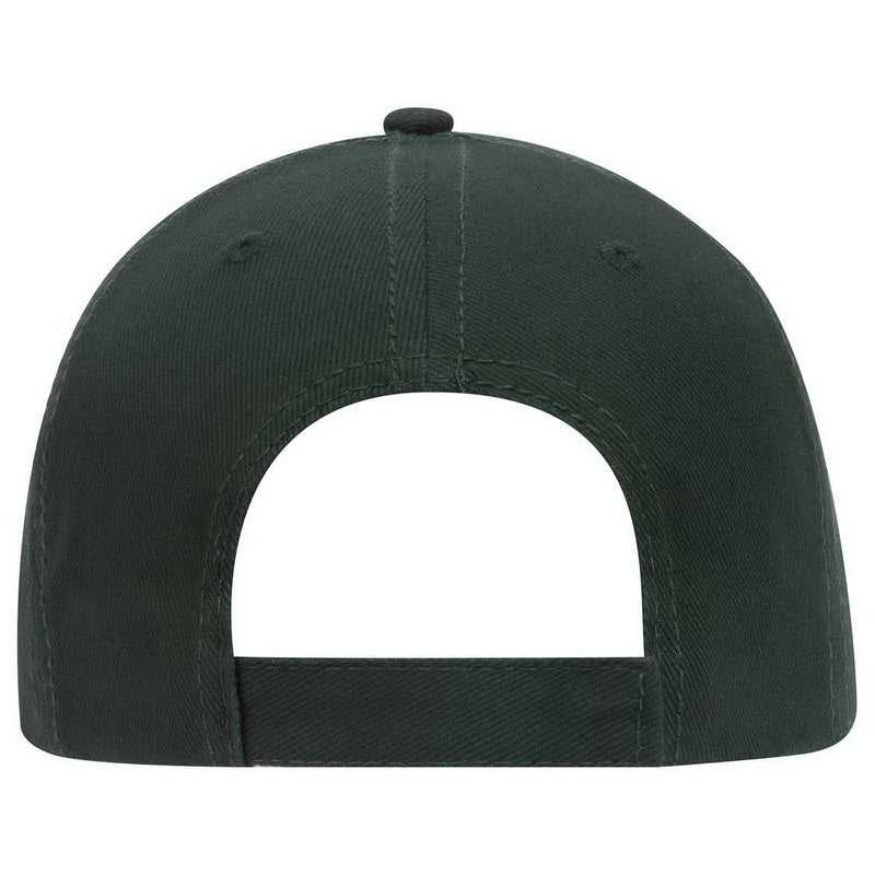 OTTO 18-253 Brushed Bull Denim Soft Crown Low Profile Pro Style Cap - Dark Green - HIT a Double - 2