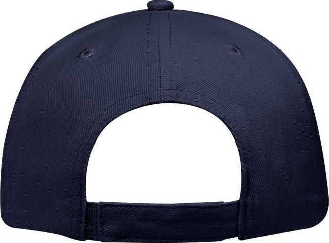 OTTO 18-253 Brushed Bull Denim Soft Crown Low Profile Pro Style Cap - Navy - HIT a Double - 2