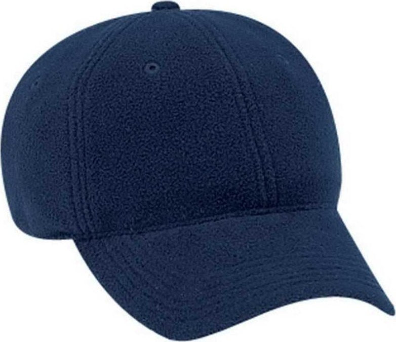OTTO 18-429 6 Panel Low Profile Baseball Cap - Navy - HIT a Double - 1