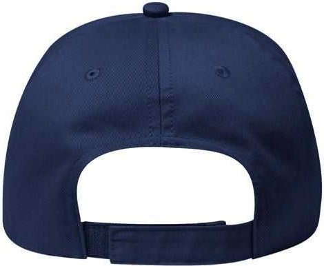 OTTO 18-686 6 Panel Low Profile Baseball Cap - Navy - HIT a Double - 1