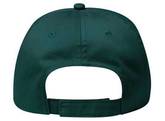 OTTO 18-686 6 Panel Low Profile Baseball Cap - Dark Green - HIT a Double - 2