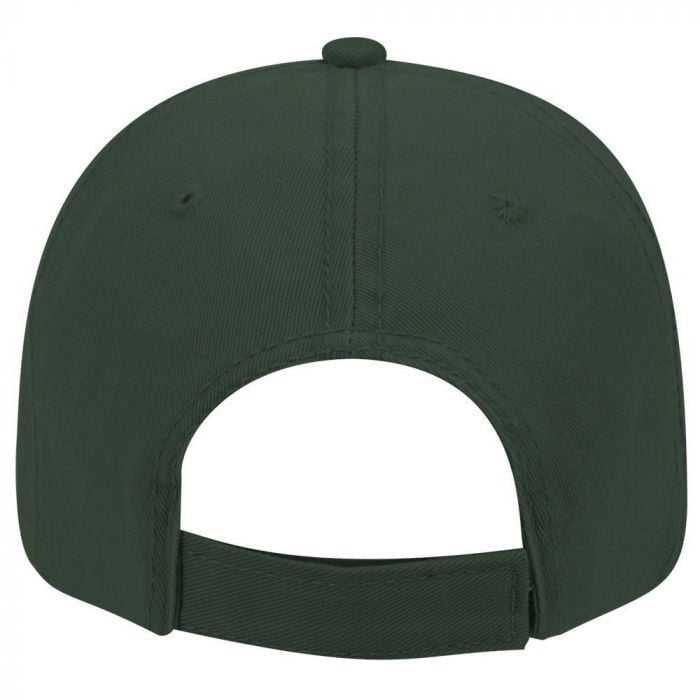 OTTO 18-692 Deluxe Garment Washed Cotton Twill Low Profile Pro Style Unstructured Soft Crown Cap - Dark Green - HIT a Double - 2