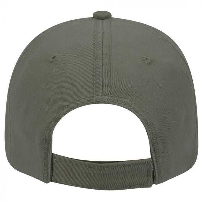 OTTO 18-692 Deluxe Garment Washed Cotton Twill Low Profile Pro Style Unstructured Soft Crown Cap - Olive Green - HIT a Double - 2