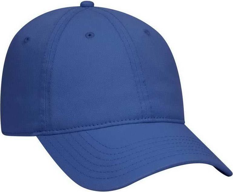 OTTO 18-772 Superior Garment Washed Cotton Twill Low Profile Pro Style Cap - Royal - HIT a Double - 1