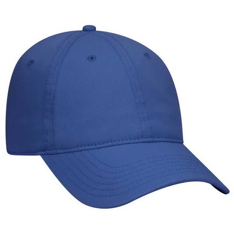 OTTO 18-772 Superior Garment Washed Cotton Twill Low Profile Pro Style Cap - Royal - HIT a Double - 1