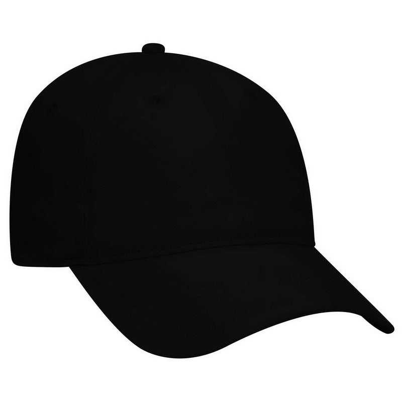 OTTO 18-772 Superior Garment Washed Cotton Twill Low Profile Pro Style Cap - Black - HIT a Double - 1