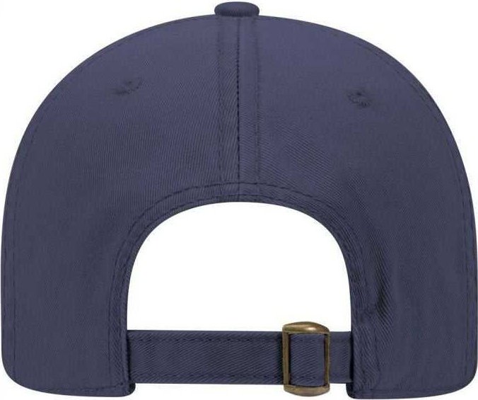 OTTO 18-772 Superior Garment Washed Cotton Twill Low Profile Pro Style Cap - Navy - HIT a Double - 2