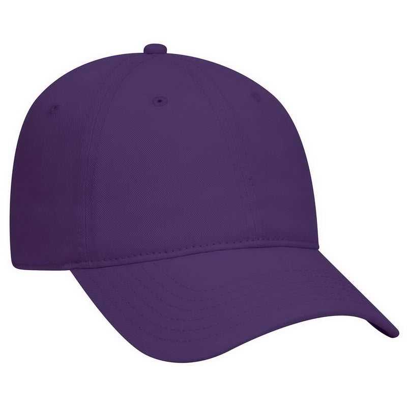 OTTO 18-772 Superior Garment Washed Cotton Twill Low Profile Pro Style Cap - Purple - HIT a Double - 1
