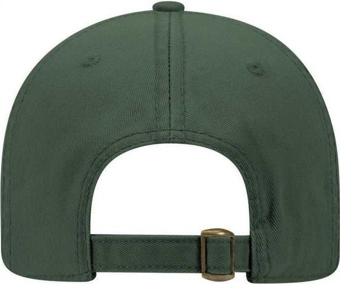 OTTO 18-772 Superior Garment Washed Cotton Twill Low Profile Pro Style Cap - Dark Green - HIT a Double - 2