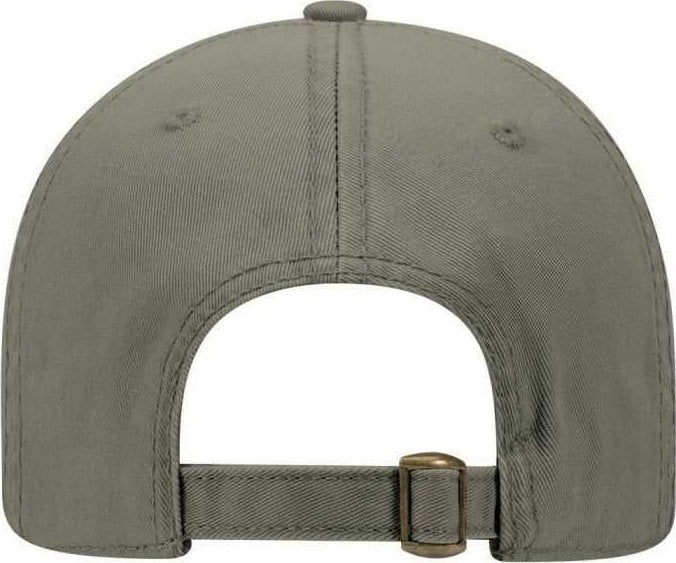 OTTO 18-772 Superior Garment Washed Cotton Twill Low Profile Pro Style Cap - Olive Green - HIT a Double - 2