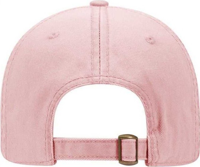 OTTO 18-772 Superior Garment Washed Cotton Twill Low Profile Pro Style Cap - Pink - HIT a Double - 2