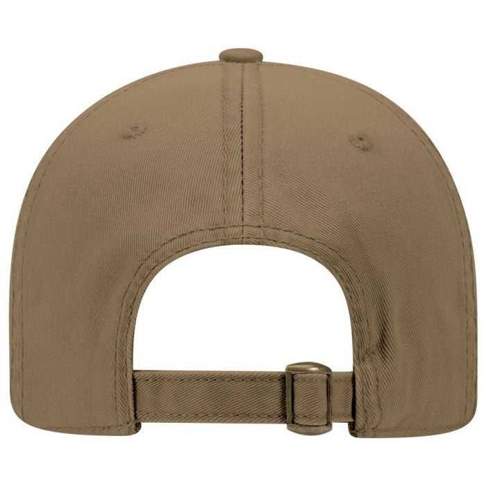 OTTO 18-772 Superior Garment Washed Cotton Twill Low Profile Pro Style Cap - Coyote Brown - HIT a Double - 1