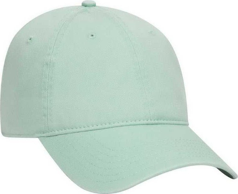OTTO 18-772 Superior Garment Washed Cotton Twill Low Profile Pro Style Cap - Mint - HIT a Double - 1
