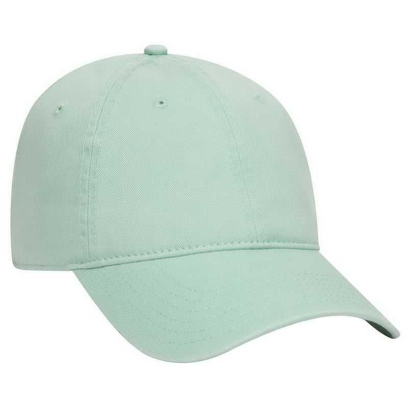 OTTO 18-772 Superior Garment Washed Cotton Twill Low Profile Pro Style Cap - Mint - HIT a Double - 1