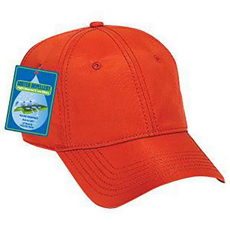 OTTO 18-782 Water Repellent Superior Nylon Low Profile Pro Style Cap - Red - HIT a Double - 1