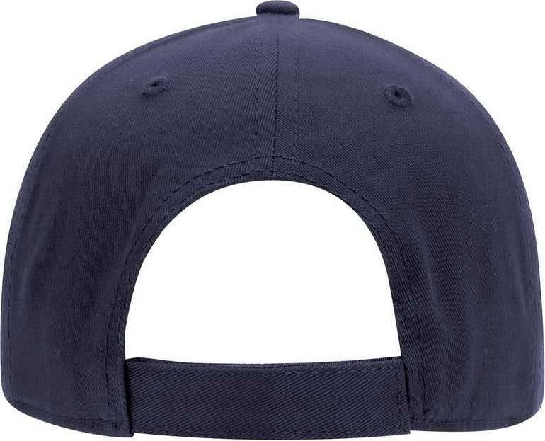 OTTO 18-864 6 Panel Low Profile Baseball Cap - Navy - HIT a Double - 2