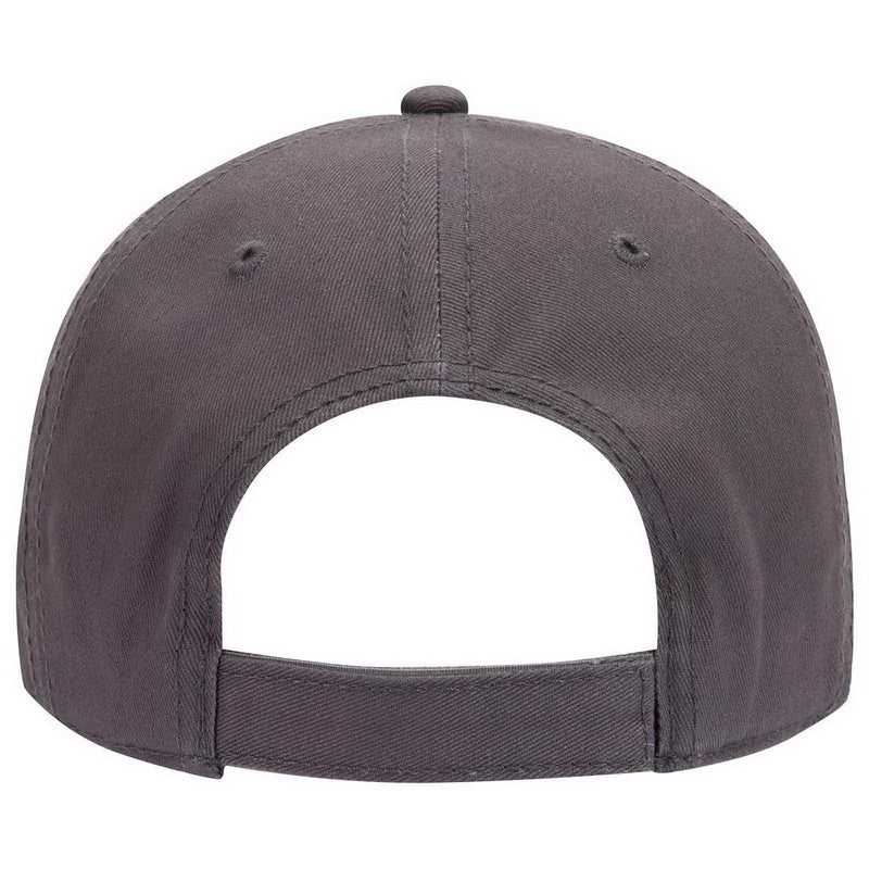 OTTO 18-864 6 Panel Low Profile Baseball Cap - Charcoal Gray - HIT a Double - 2