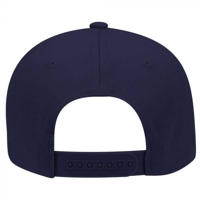 OTTO 19-061 Cotton Twill Low Profile Pro Style Cap with Fabric Adjustable Hook - Navy - HIT a Double - 1